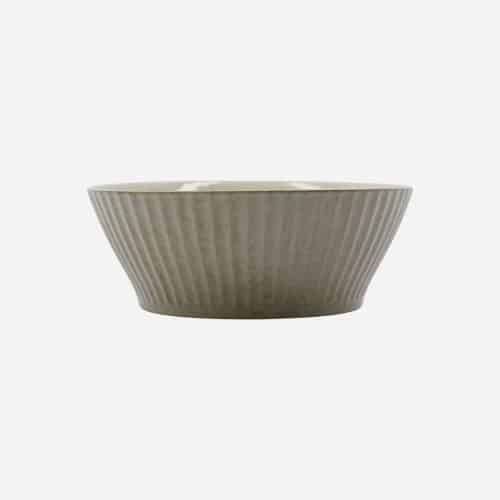 House Doctor Skål Pleat Grå/Brun