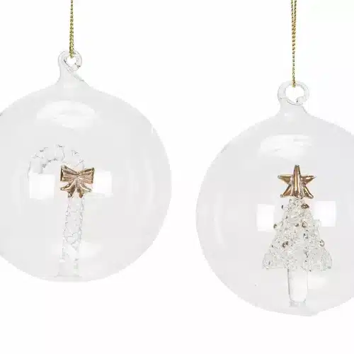 Kula Julmotiv Glas Mix 8cm