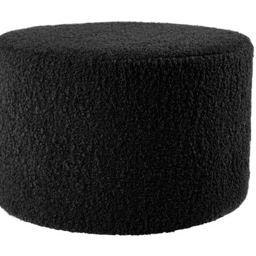 SHAUN Puff Svart 55x35cm