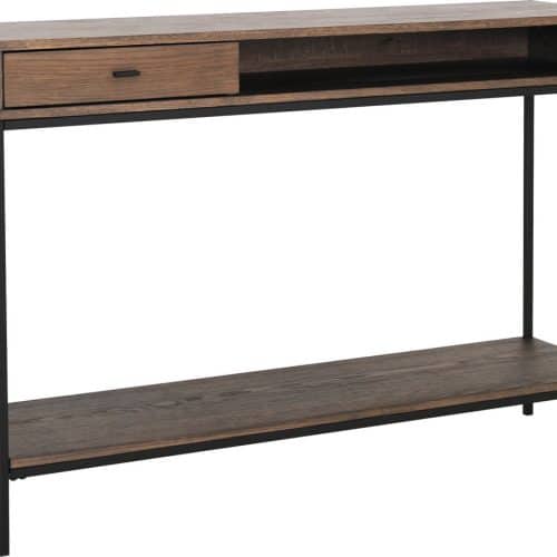 NFG REGAL Konsollbord, brunlackad ekfaner