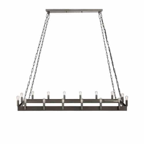 Artwood - Taklampa Crown Rektangulär Antik Järn