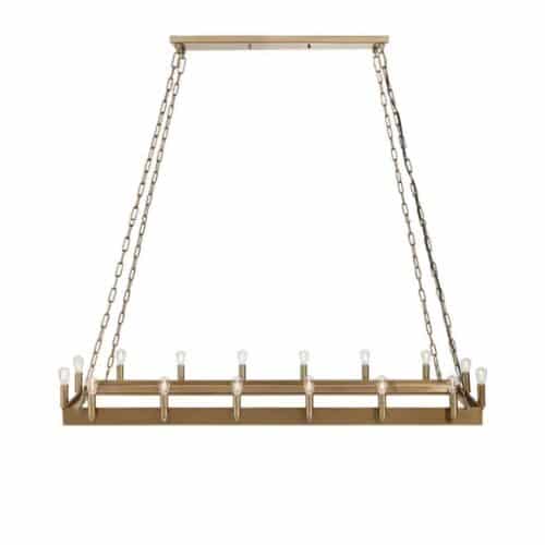 Artwood - Taklampa Crown Rektangulär Antik Mässing