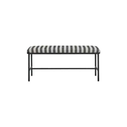 House Doctor Bänk Toda Svart/Off-white
