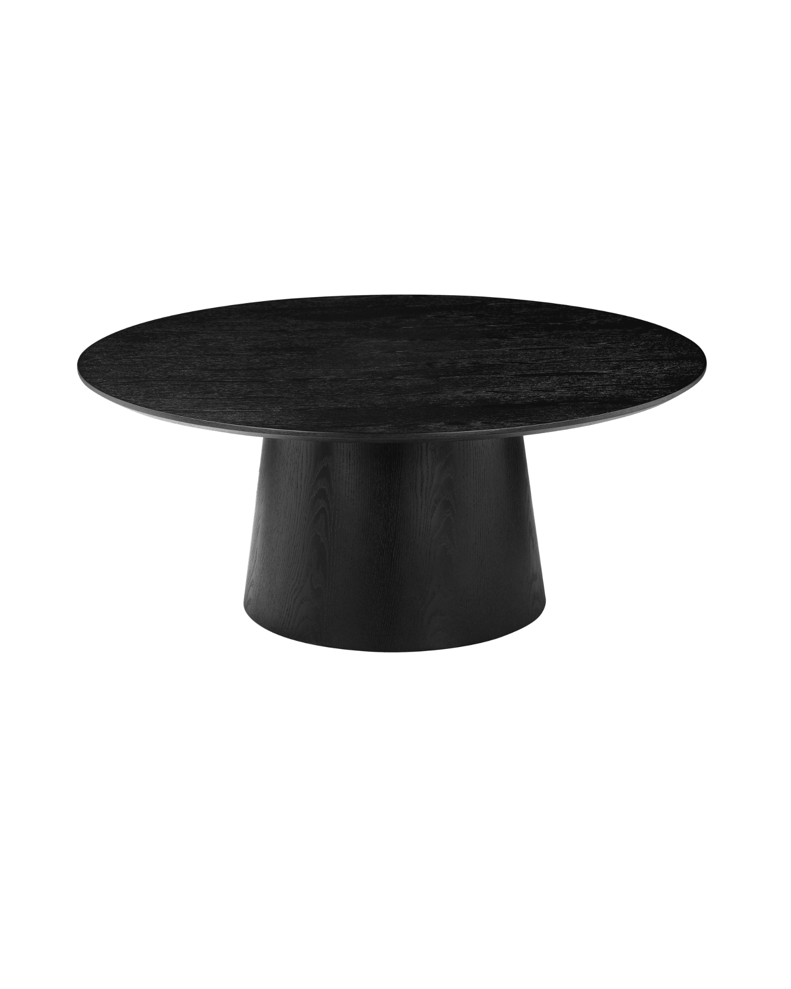 NFG Hövik Soffbord Ø100 Svartlackad Askfaner