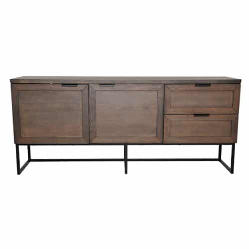 ZION Sideboard i brun oljad ekfaner