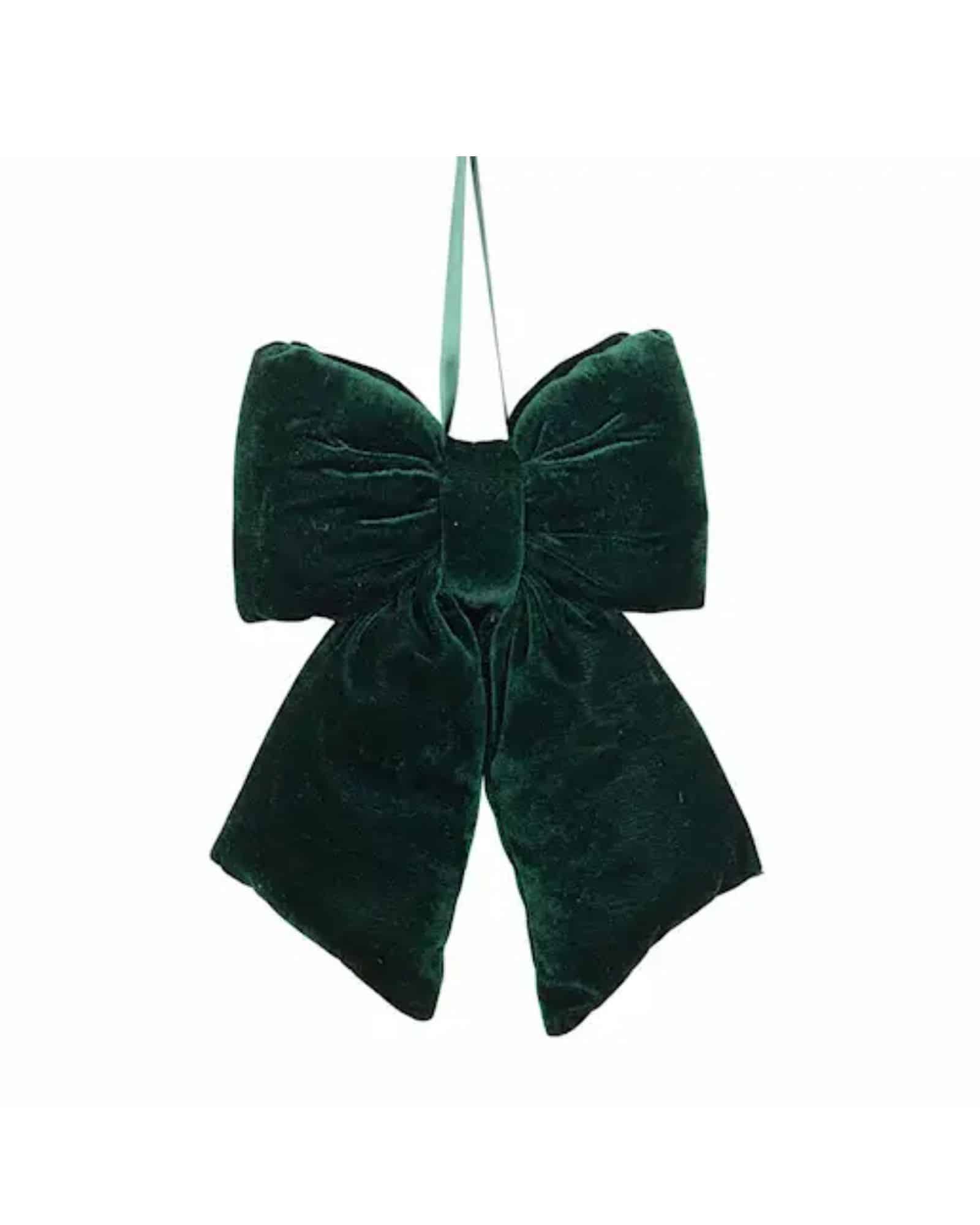 Rosett Sammet Grön 26x6x29cm