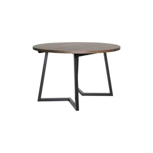 RÖA Matbord inkl 2 tillägg Ø120-200 Brun