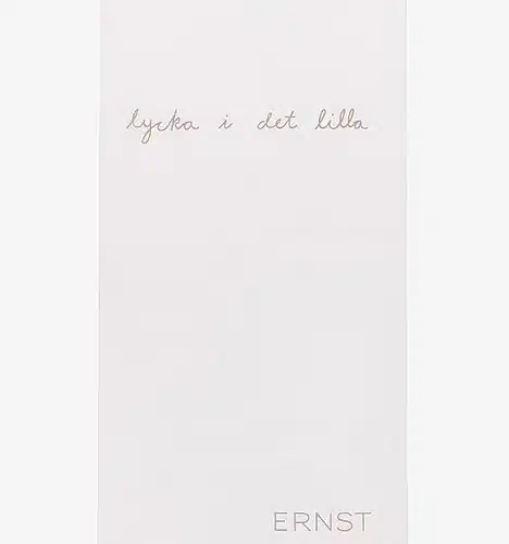 ERNST Servett Lycka vit/grå