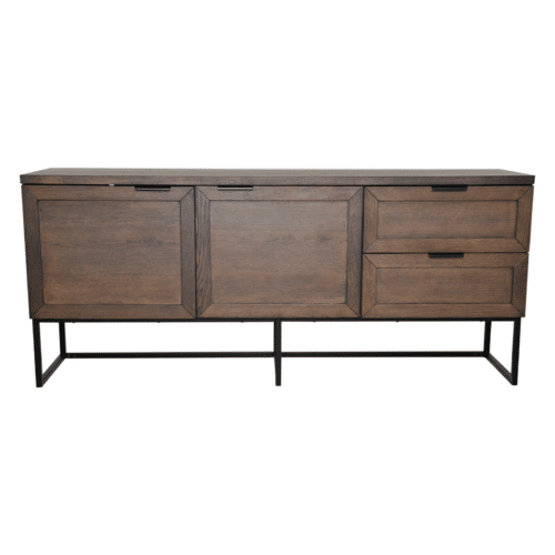 ZION Sideboard i brun oljad ekfaner