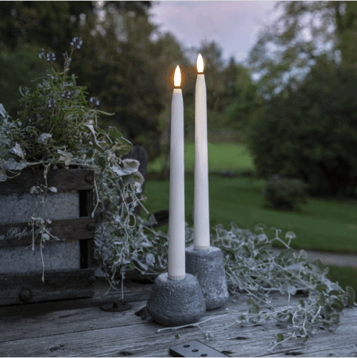 Star Trading LED Antikljus 2-pack Flamme Slim Outdoor