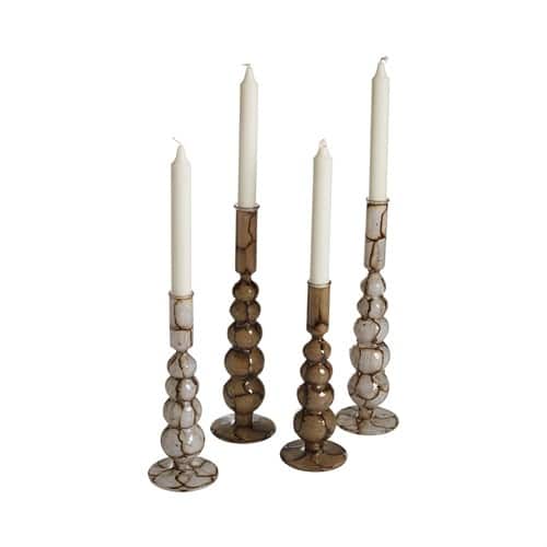 Ljusstake Zuri Låg Brun - Bild 2