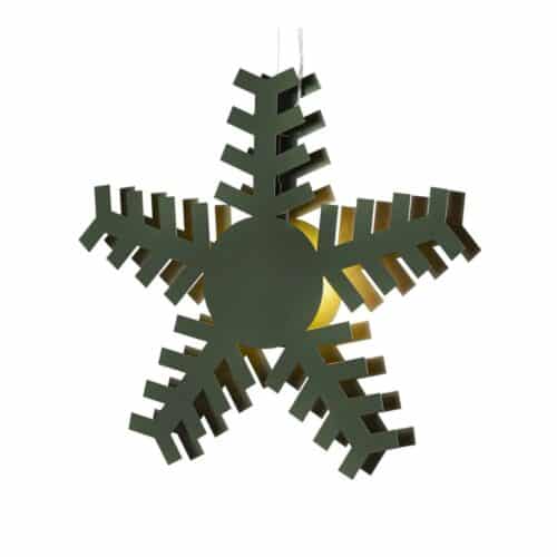 By Rydéns Gleam adventsstjärna Ø60 cm Grön