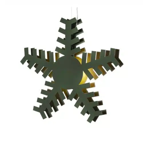 By Rydéns Gleam adventsstjärna Ø60 cm Grön