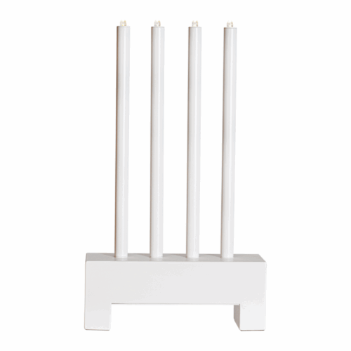 By Rydéns Twinkle Adventsljusstake Vit