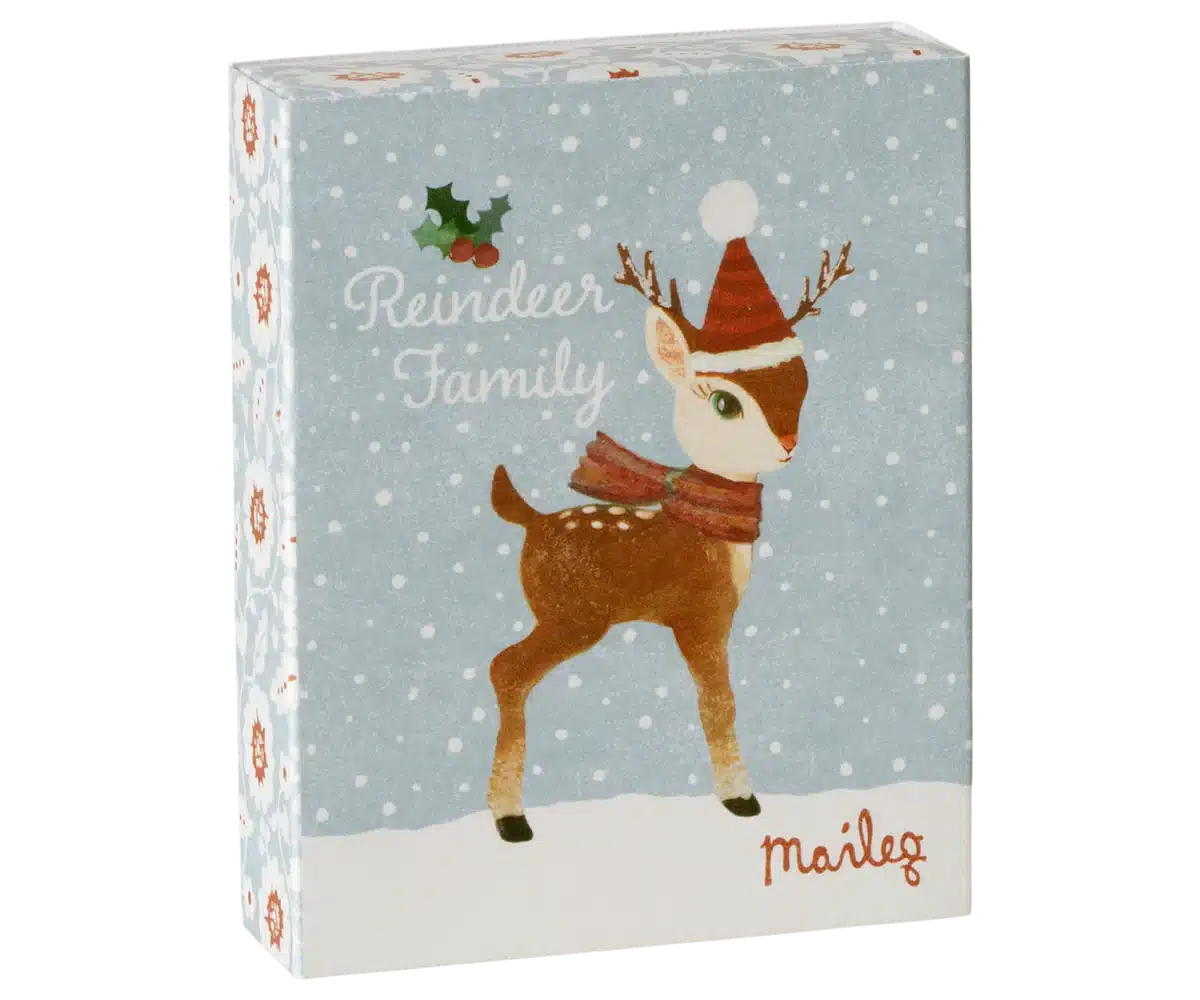 Maileg julpynt - Renfamilj att hänga upp, metall - 4 st - Bild 3