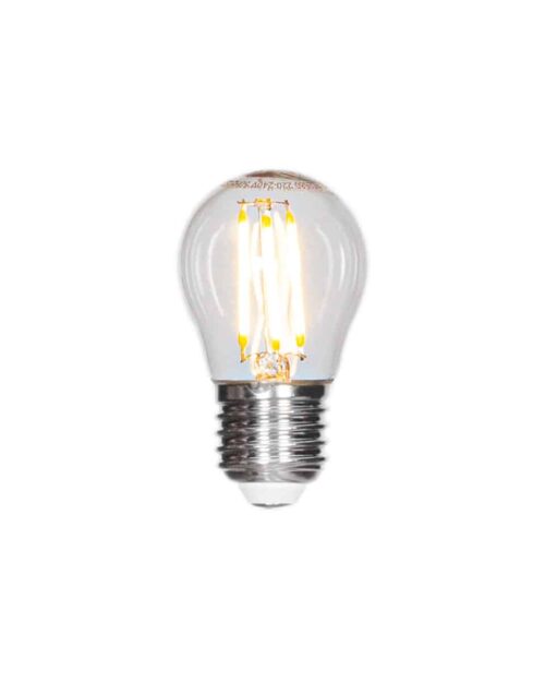 By Rydéns Filament dekorationslampa LEDdimbar klot E27 4W Ø45mm klar