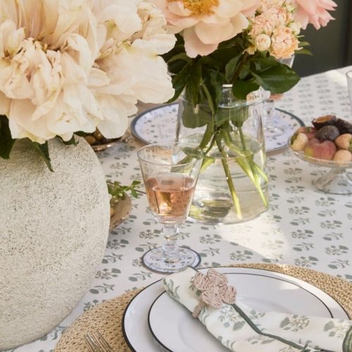 Lexington Oval bordstablett med halmstrå (35 x 45 cm)