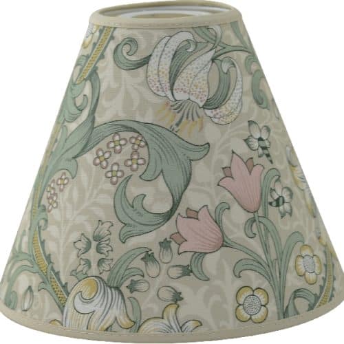 Golden Lily Lampskärm Linen/Blush William Morris
