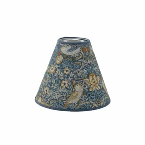 Strawberry Thief Lampskär Slate – William Morris Lampskärm 19 cm