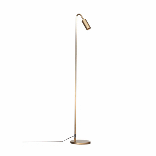 Curve Golvlampa – Matt Guld 150 cm