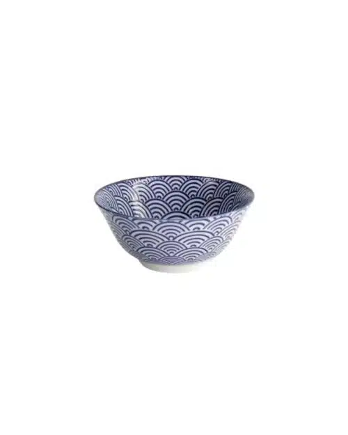 Skål. Nippon Blue Tayo 15.2x6.7cm 500ml Wave