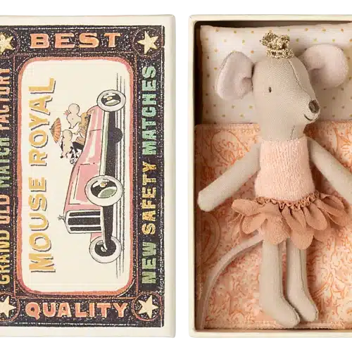 Maileg Prinsessmus, lillasyster i tändsticksask