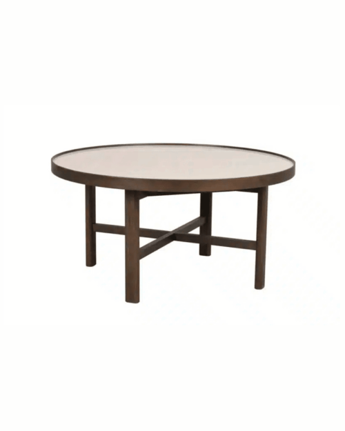 Rowico Marsden soffbord 90×90 cm  Beige brun