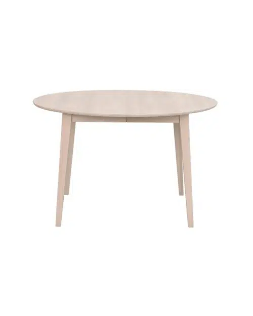 Filippa matbord 120×120 cm – Vitpigmenterad
