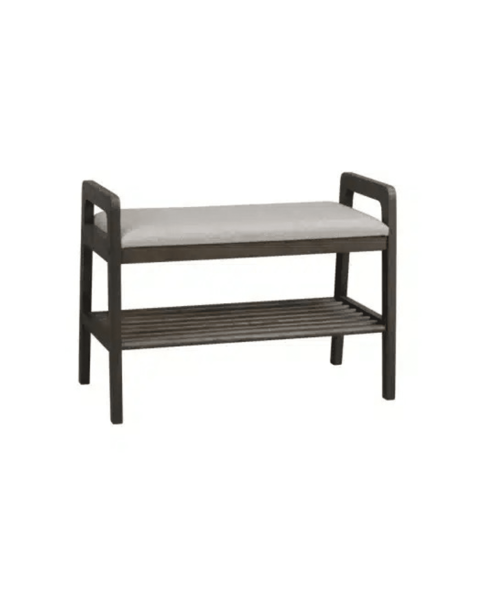 Rowico Inverness bänk 75 brun ek/beige tyg