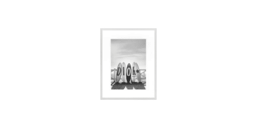 Tavla Dior Surfboards med vit ram 75 x 95 cm