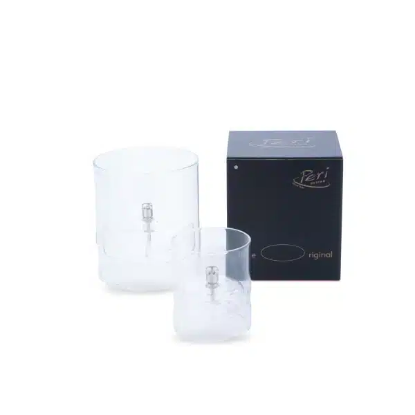 Peri Living Oljelampa med Vindskydd Klarglas Krom S Ø10 x 12cm - Bild 4