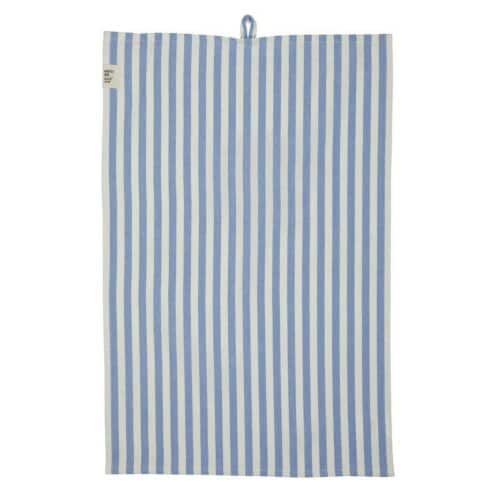 Kökshandduk Svea Ljusblå randig 50X70 cm