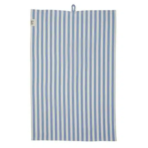 Kökshandduk Svea Ljusblå randig 50X70 cm