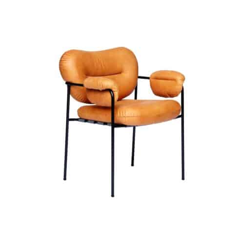 Fogia Bollo matstol Vintage Cognac