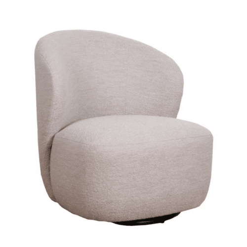 Rowico Roselawn fåtölj ljusbeige 01 tyg snurr