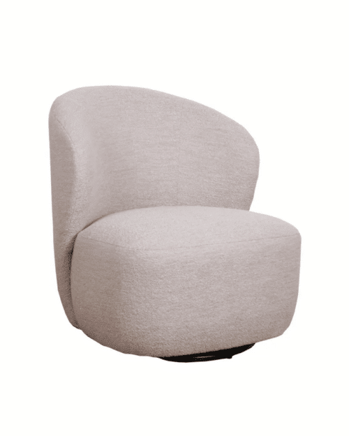 Rowico Roselawn fåtölj ljusbeige 01 tyg snurr