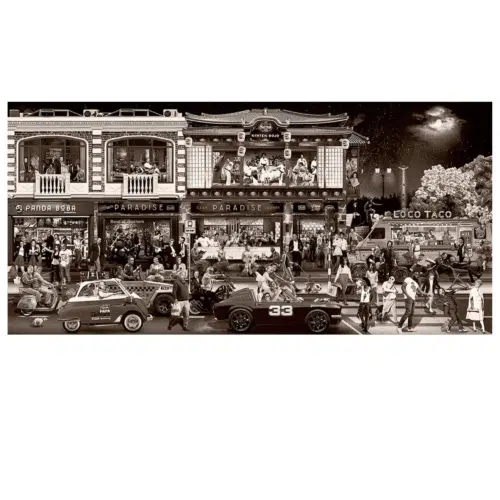 Cobra art Tavla Another day in Paradise – Sepia