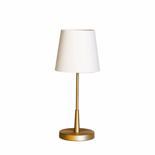 By Rydéns Lumi bordslampa H: 48,5 cm guld/vit