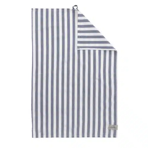 ERNST Kökshandduk 47x70 bred rand blå/vit