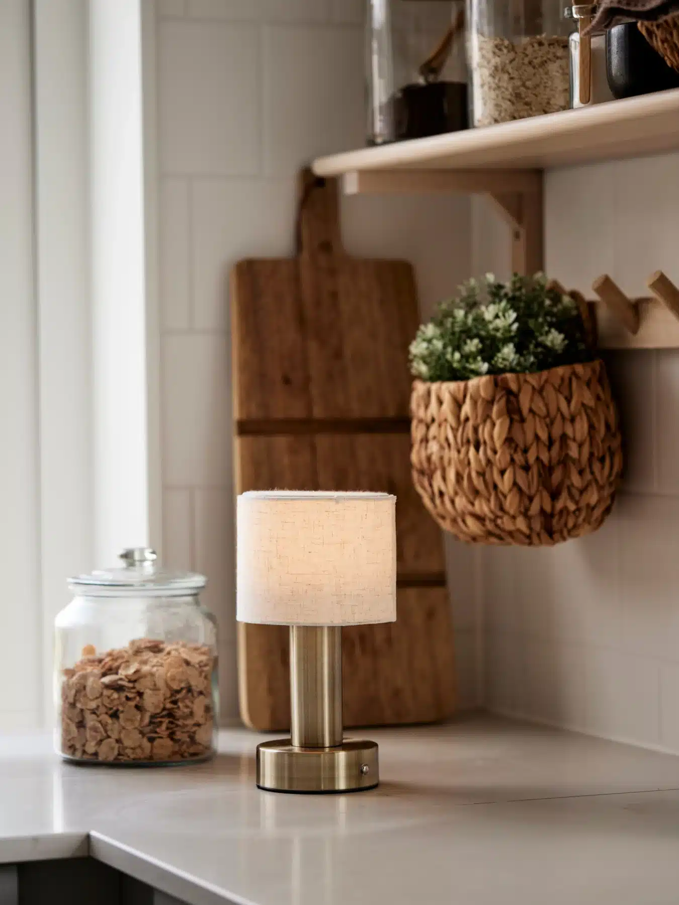 PR HOME Bordslampa, Tiara Antikmässing - Bild 3