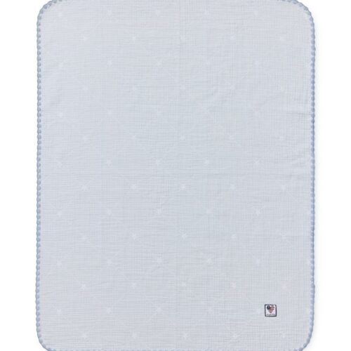 Lexington Baby Bomullspläd - Lexington, Blå & Vit