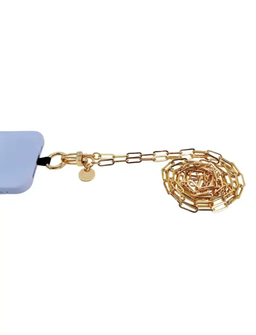 Mobilhalsband Flex Chain Gold 130