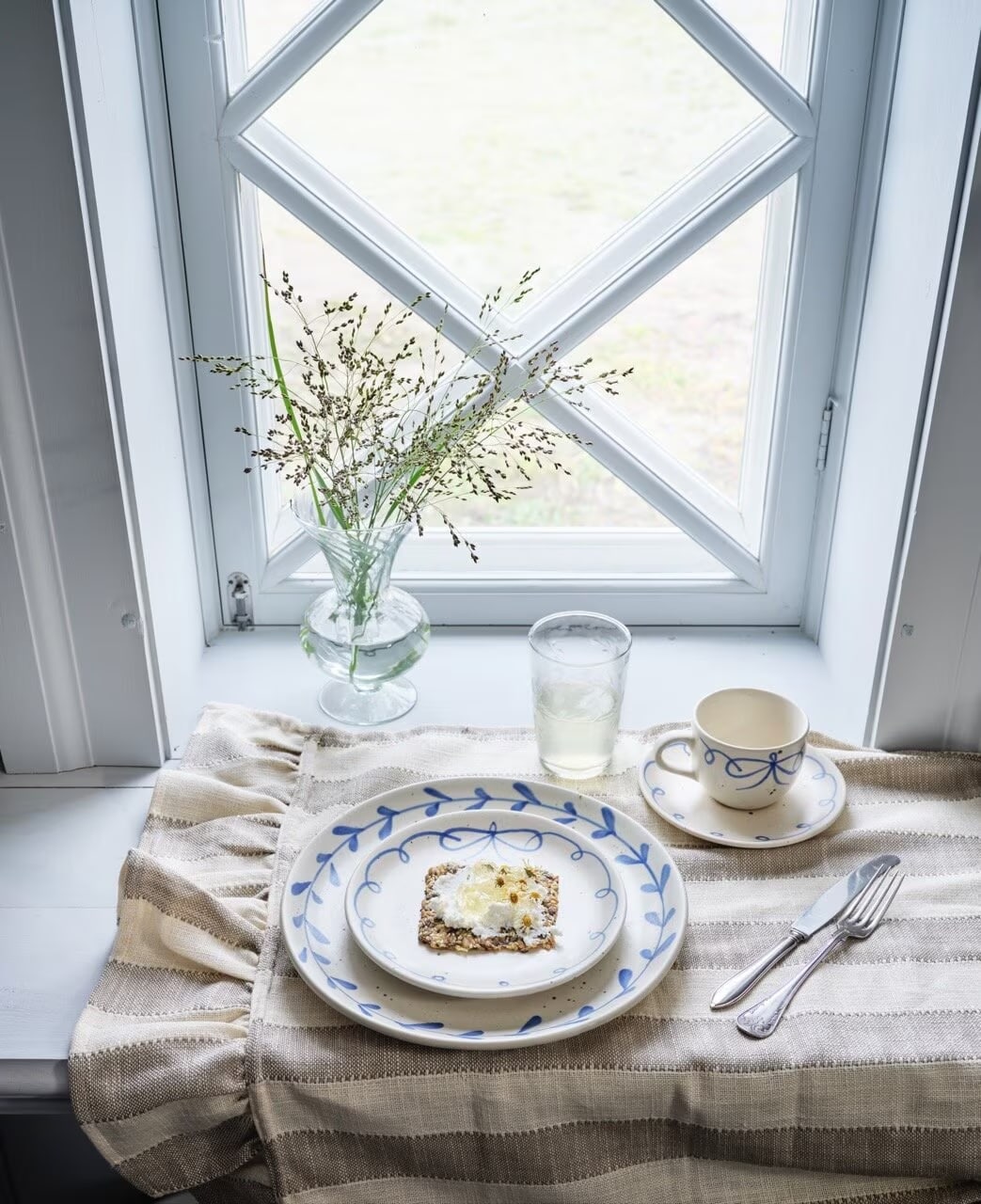 Löpare Ida Rand Beige/Vit 50x150 - Bild 2