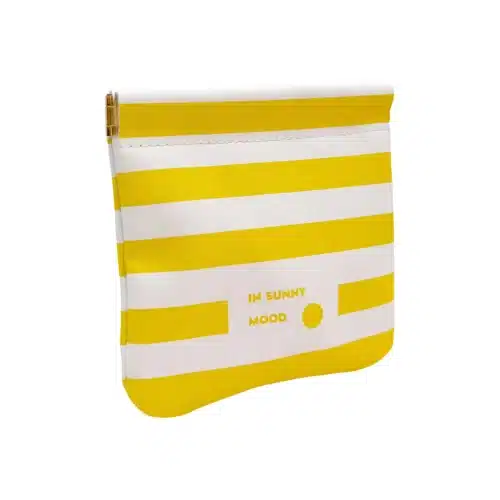 Sunny Snap Pouch Small Stripe Yellow