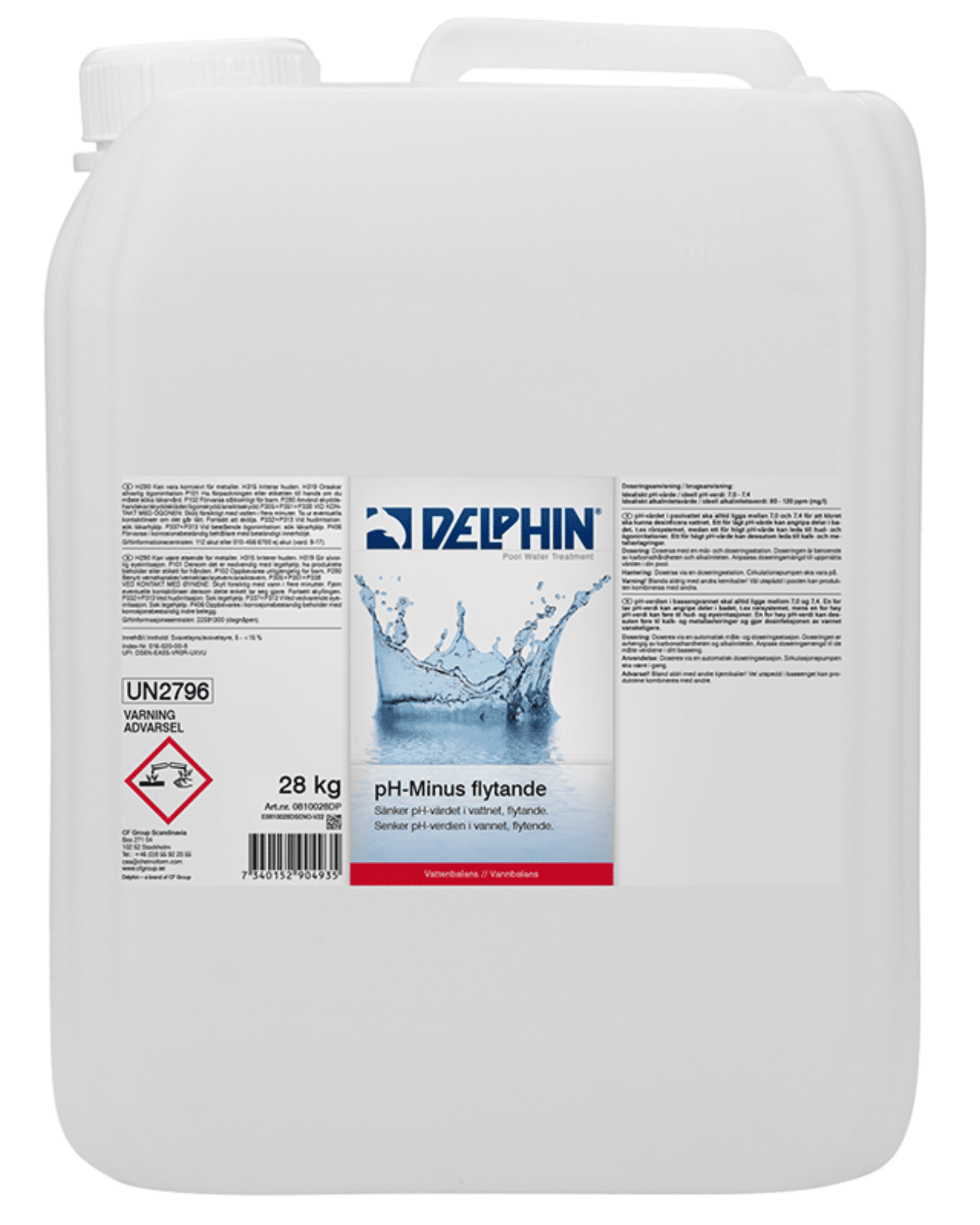 DELPHIN pH-minus 28 kg