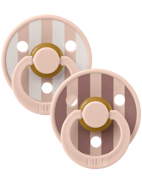 Bibs Nappar 2-pack STUDIO Colour Pin - Blush Mix - 1, Rosa