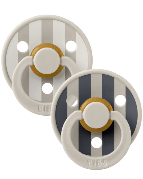 Bibs Nappar 2-pack STUDIO Colour Pin - Sand Mix