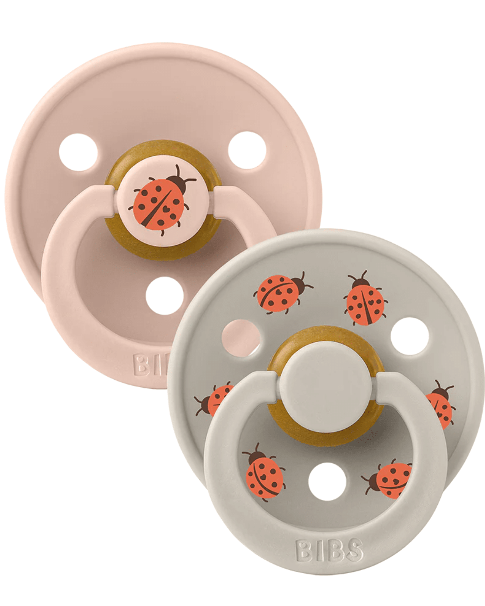 Bibs Nappar 2-pack STUDIO Nyckelpiga- Blush & Sand Mix