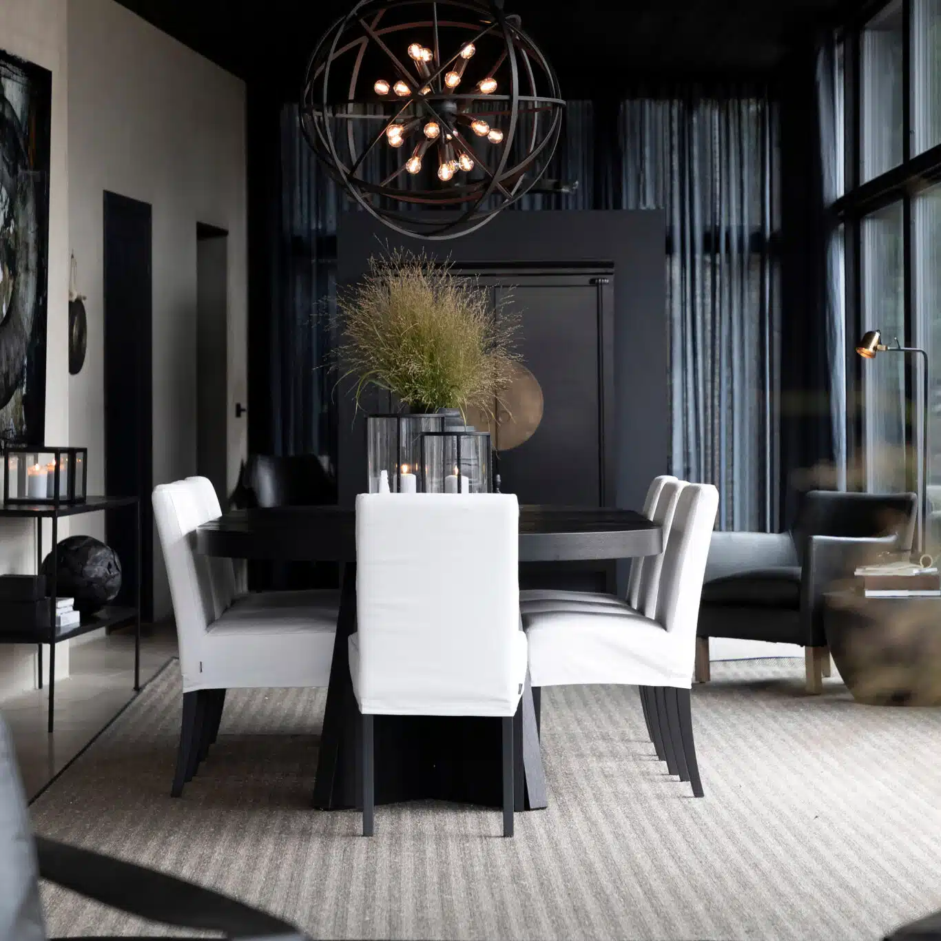 Artwood Boston Matstol svarta ben oklädd - Bild 8