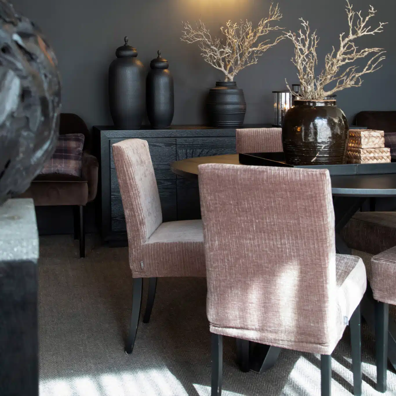 Artwood Boston Matstol svarta ben oklädd - Bild 17